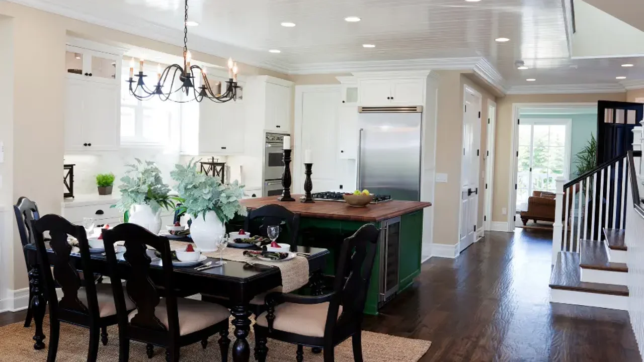 Laminate flooring installed in a Vancouver WA dining room